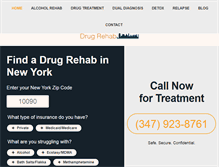 Tablet Screenshot of drugrehabnewyorkny.com